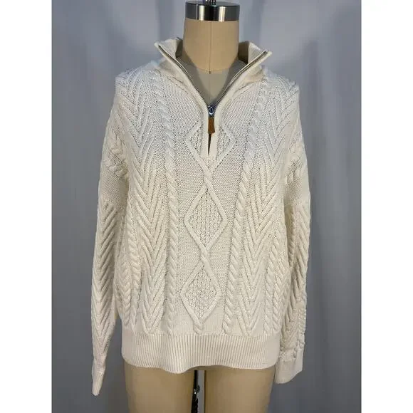 27 Miles Malibu 'Haruka' White Sweater Size S - NWT